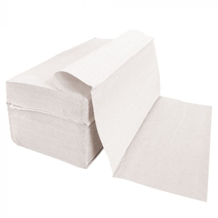 Papierhandtuch naturweiss 25,0 x 23,0cm 2-lagig V/ZZ-Falz 100% Recycling (H3)